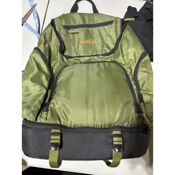 Eddie Bauer Other - Eddie Bauer Picnic Wine Cooler Bag Outdoor Insulated Green Camping Backpack